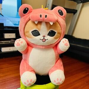 NWT Mofusand Kaiju Nyan Big Plushie Pink 10”
